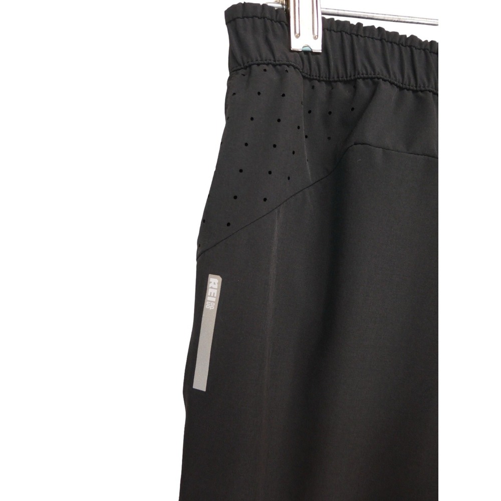 REI Shorts Mens Extra Large Outdoor Workout Lightweight Running Drawstring Black - Picture 3 of 14